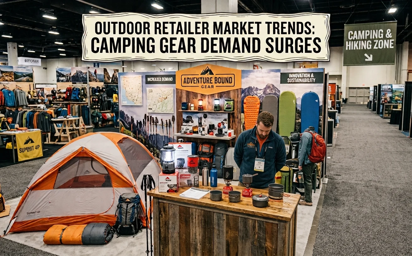 Outdoor Retailer Market Trends: Camping Gear Demand Surges